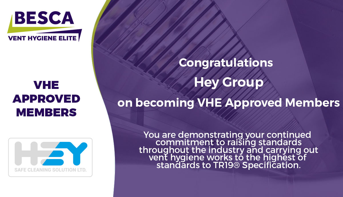 Congratulations Hey Group on becoming a #VHE Approved Member. We would like to commend your commitment towards #compliance and best practice in the industry!

You are now listed on our Approved Member list, check it out here, ow.ly/jUvn50EO9wk