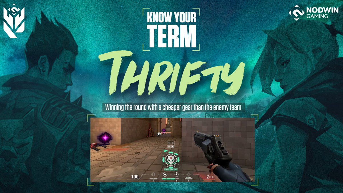 NodwinGaming's tweet photo. How often are you flawless in executing those thrifty moments?👀💯🙈

Tune in LIVE on 14th &amp; 15th August for the #VCC WildCard qualifier🏆

#thrifty #knowyourterm #valorant #VCC2021 #nodwingaming #playvalorant #esports #valorantsouthasia #wildcardentries https://t.co/czdOzfJHFN