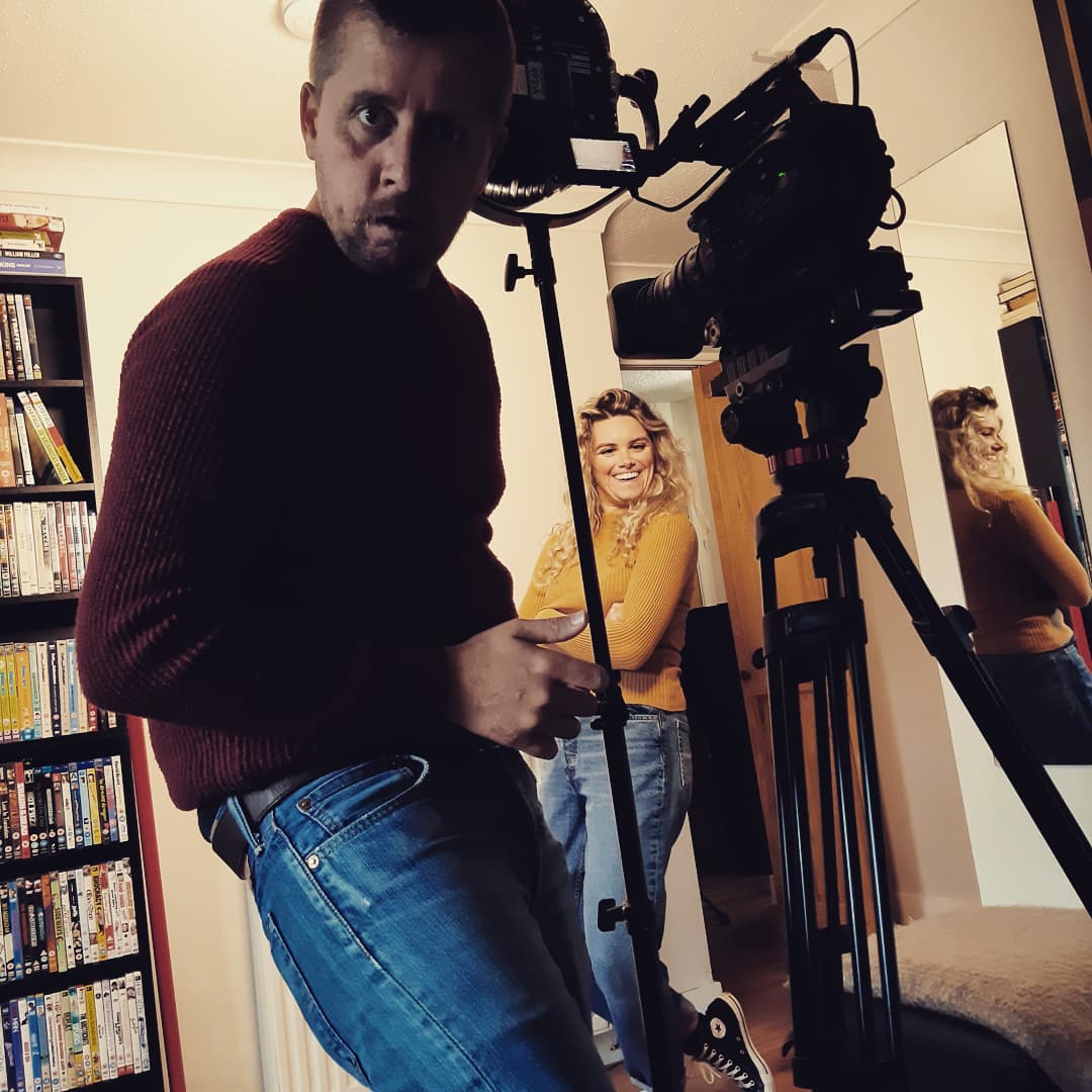 DarkRecessMedia's tweet photo. Day 1 of shooting wrapped on our upcoming short, Domestically Disturbed - directed by @JackFoxEffects https://t.co/spzUAAb2fj