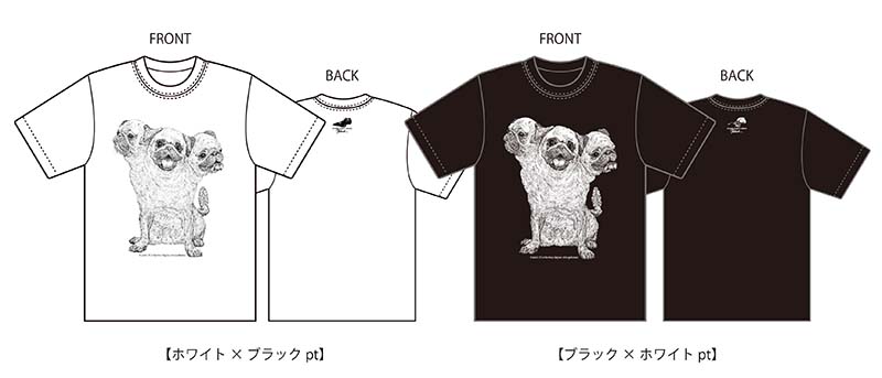 パグベロスTシャツの完成イメージ
販売価格は4400円(税込)の予定です。
#神保町WK 