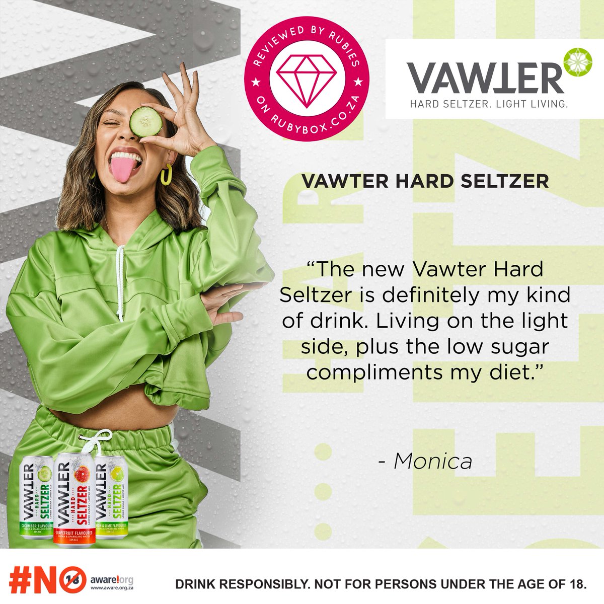 rubybox_beauty's tweet photo. Itβs not often that you find a drink that ticks all the boxes π Our rubies canβt stop raving about the NEW Vawter Hard Seltzer, have you tried it yet?
Not convinced read more: https://t.co/buc9QSAbUm
#rubybox #rubyboxvawter #Balanced #VawterHardSeltzer #LightLiving https://t.co/5kzer76nlw
