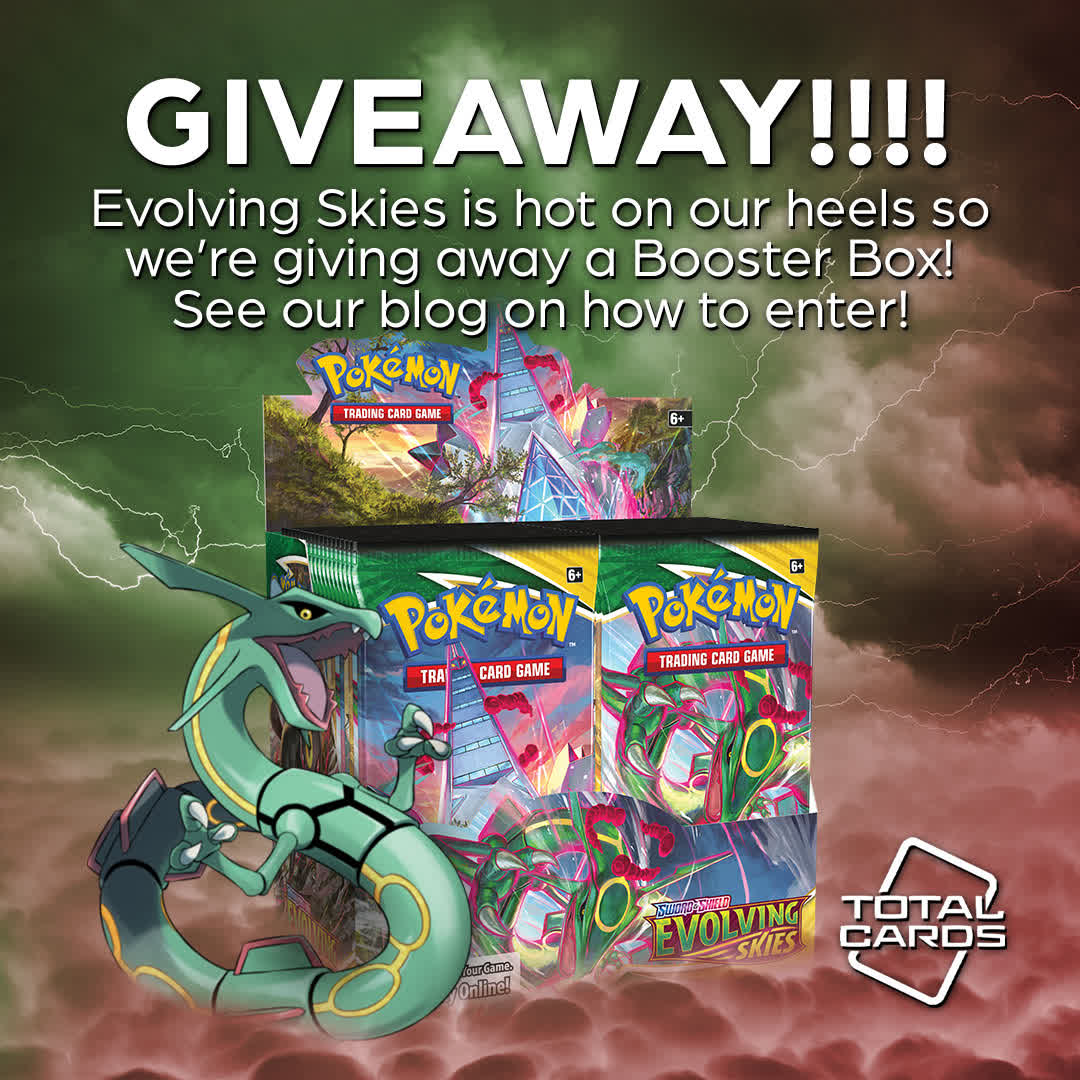 Total_Cards's tweet photo. Evolving Skies is slowly creeping up on us and we're so excited that we're celebrating the release by giving away a entire booster box! Find out more on how to enter over on or blog! https://t.co/NETdJaaFRs https://t.co/3Ar0AqC5IX