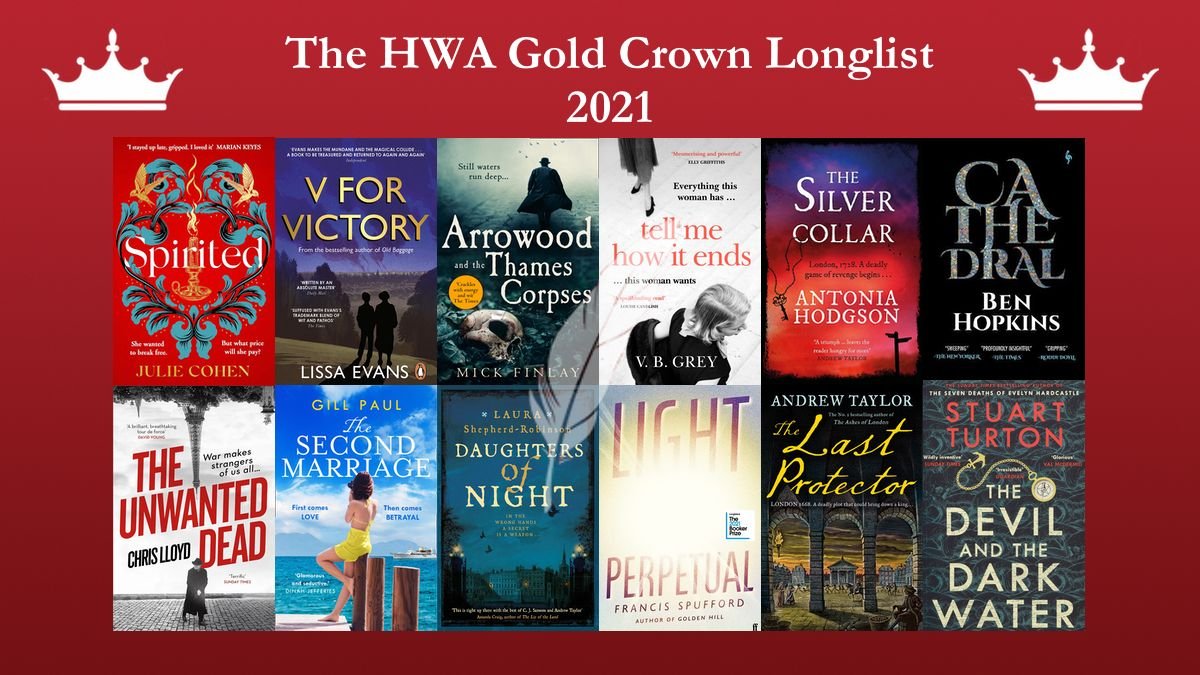 HistoriaHWA's tweet image. Thank you to all the HWA Gold Crown Award 2021 judges: @JeanFullerton_, @Wetdarkandwild, @ParmenionBooks, Toby Clements, @NicolaCornick, @baywriterallat1, @okeeffe05, @TashaOnwuemezi, @ARebelHand and @Hawksley_E
#HWACrowns21