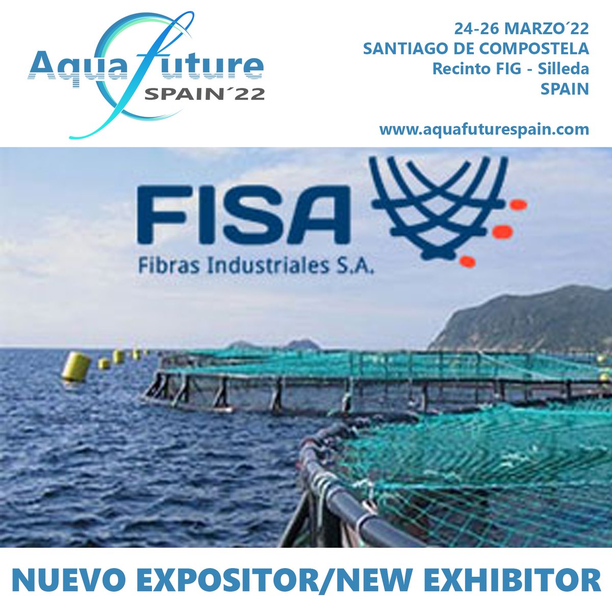Nuevo expositor en aquafuturespain.com, desde Perú, FISA, FIBRAS INDUSTRIALES, empresa lider en la producción y comercialización de redes para la pesca y acuicultura
#acuicultura #aquafuturespain