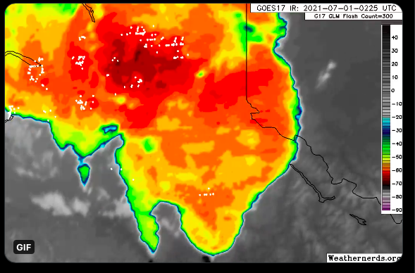 Anishinaabeotch's tweet image. Sparks Lake fire started and created a pyrocumulus storm that generated lightening over 500kms north had lit this fire at that time also. We could say it was caused by a person as well because without the Sparks Lake fire it never would have started from that storm, specifically.