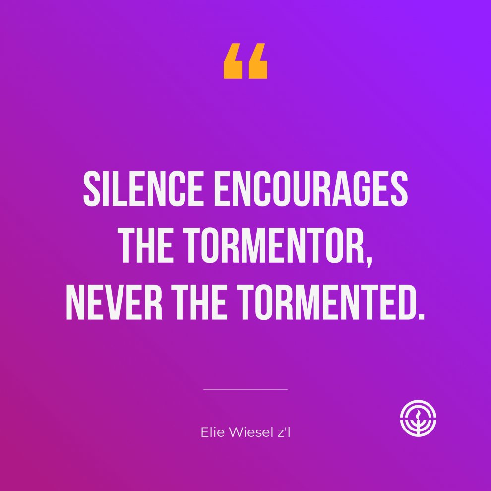 We are stronger together. Speak out against hate of all kinds. #WisdomWednesday