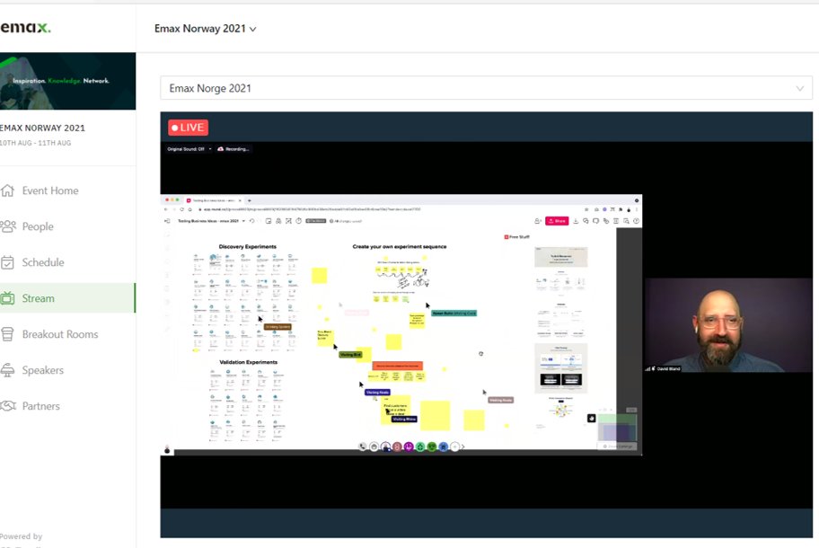 Amazing and inspiring workshop with @davidjbland at <a href="/EmaxNorge/">EmaxNorge</a> this morning, lots of learning outcome - thank you! #emax2021 <a href="/InnovasjonNorge/">Innovasjon Norge</a> @UE_Norge <a href="/STARTcentrum/">STARTcentrum</a>