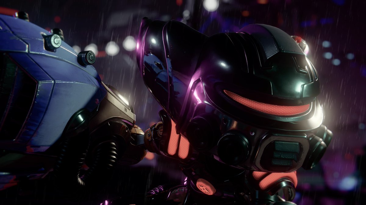 RivetFan's tweet photo. A couple more rain pictures #PS5Share, #RatchetClankRiftApart  #psblog #psshare #ratchetps5 @insomniacgames https://t.co/6FXAwABdvU