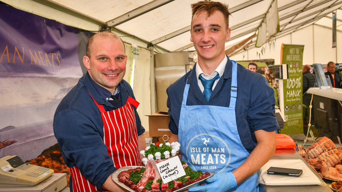 Who's ready for the @RoyalManxShow?! We're teaming up with the A-team at Lee Mayers Traditional Butchers to offer some delicious, fresh, local produce, all traceable from #farmtofork 🚜🍴

#IsleofMan #ManxProduce