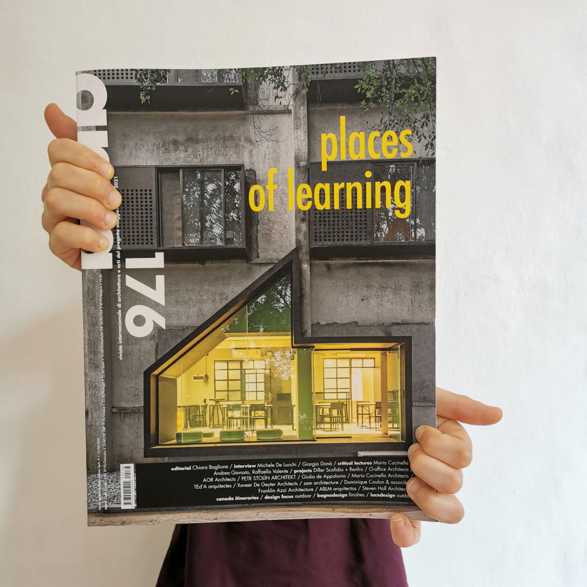 Places of learning. Il numero176 di <a href="/Area_arch/">Area</a> dedicato agli spazi di apprendimento: progetti di scuole in tutto il mondo, interviste, approfondimenti e riflessioni.
@AGavosto e R. Valente raccontano il punto di vista #FondazioneAgnelli fra ricerca e #TorinoFAscuola