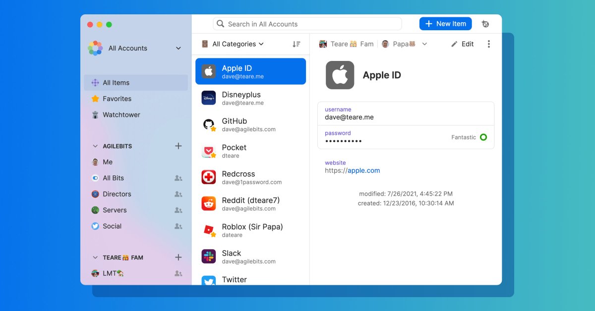 It's here! 🎉 1Password 8 for Mac is now in Early Access. 🛸 Next-generation design 🚀 Powerful new password generator 🪄 Desktop and browser integration 🔐 And so much more Explore the next generation with founder @dteare: blog.1password.com/1password-8-fo…