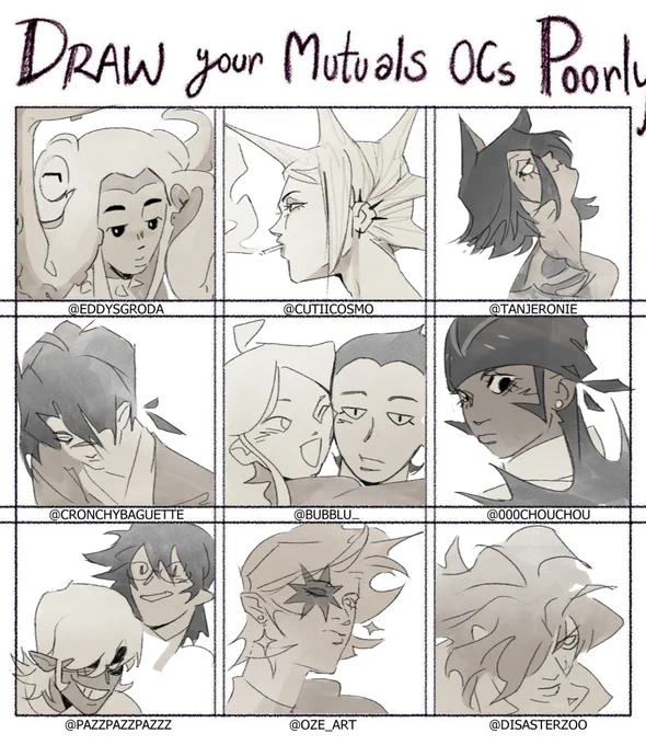 Check out these cool people &amp; their cool kids. 
TRIED TO DO AS MANY AS I COULD 