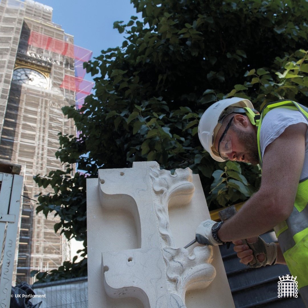 The people #RestoringBigBen do incredible work. Sign up to a free online talk to hear from Rory, an expert stonemason who works for DBR. They take crafted stones from quarry to construction to installation on the Elizabeth Tower.

Get your free ticket▶️

ukparliament.seetickets.com/event/the-peop…