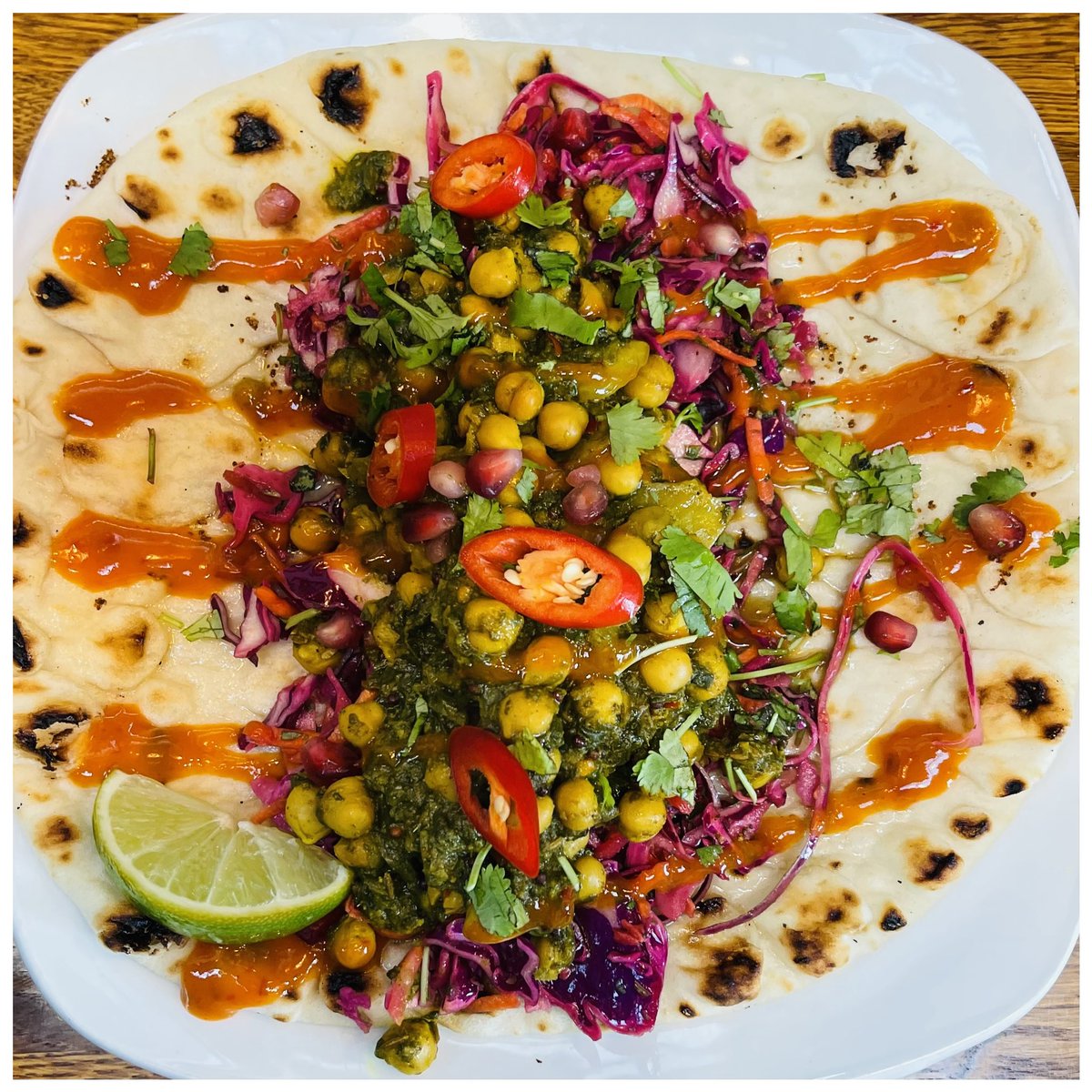 Feast your eyes on this mighty beauty 😋

Delicious on any day of the week at any given time the ‘Bombay Frankie’ from <a href="/ChaatCart/">chaat cart 🐝 aarti</a> 😋

#southindianstreetfood #notyouraveragecurryhouse #chaatcart #theproducehall #theproducehallstockport #stockportmarketplace #stockportmarket