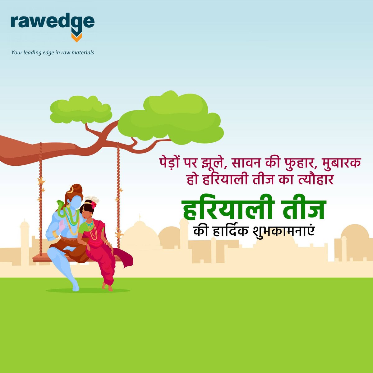 rawedgeindia's tweet photo. Raw Edge Team wishing you a very happy Hariyali Teej.

#Rawedge #Festival #Teej2021 https://t.co/hlWpfFOXjy