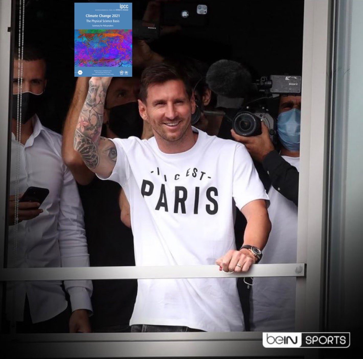 ‘I love football, but have you read le dernier rapport du GIEC’ ?

Thank you Messi 🙏🏼
