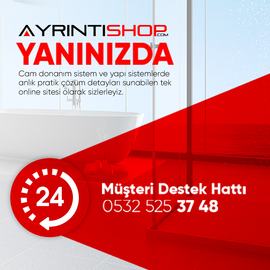Ayrıntıshop Yanınızda! Cam donanım sistem ve yapı sistemlerde anlık pratik çözüm detayları sunabilen tek online site olarak sizlerleyiz.

👉ayrintishop.com

#yapımalzemeleri #duşakabin #duşakabinaksesuar #camdonanımsistemleri #eticaret #ayrıntıshop
