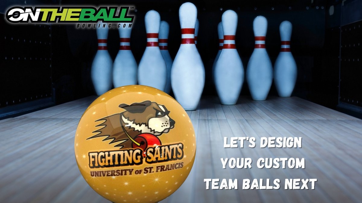 otbbowl's tweet photo. 🔎Check out this exciting custom design for the University of St. Francis Bowling Team. 🎳 What's stopping your team from creating some bold attention grabbing spare balls next?  

#CustomMade #Custom #Bowling #OnTheBallBowling https://t.co/mfsM7cmSLv