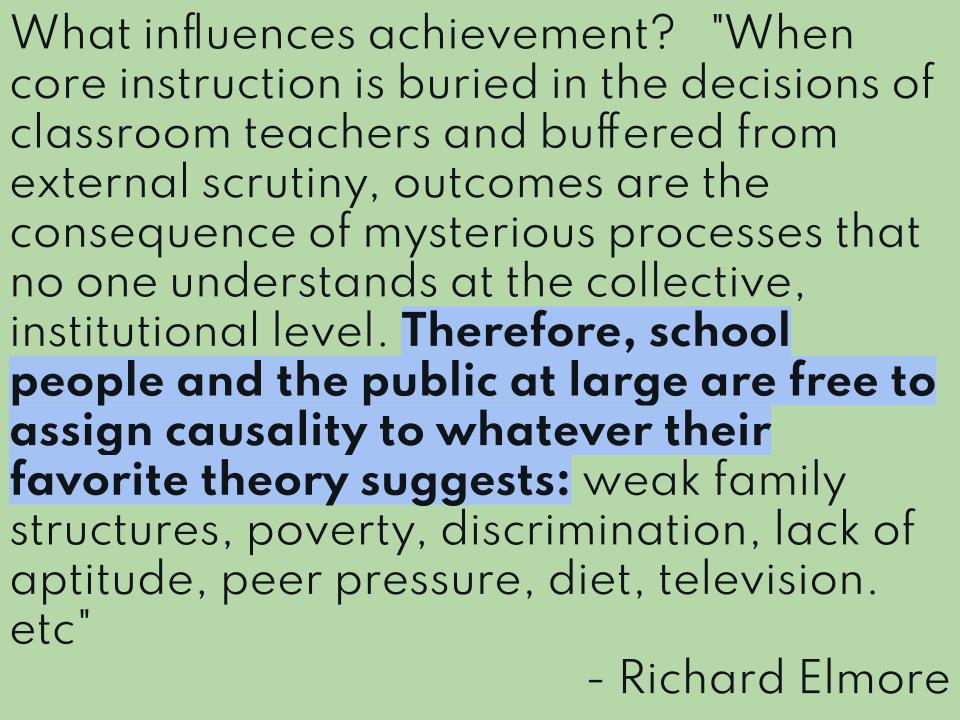 MathTechGuy's tweet image. What influences achievement?   

While teacher autonomy is important, accountability is necessary to ensure students are being given the opportunity to be successful in spite of their individual circumstances.