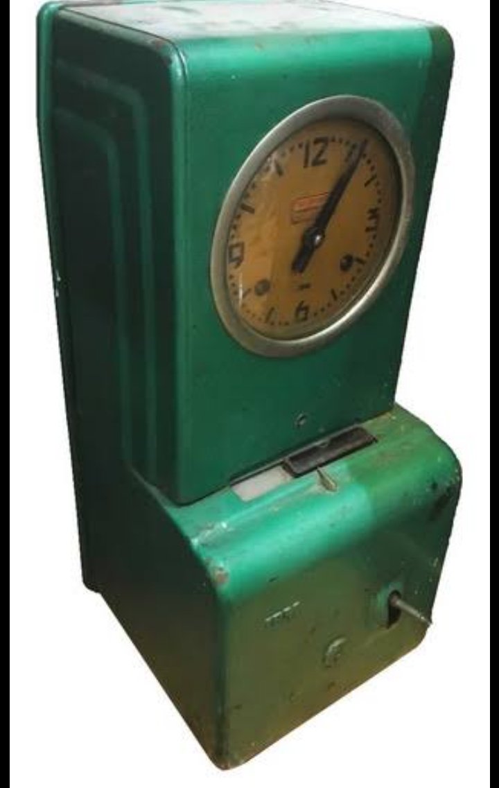 Pela volta do relógio de registro de ponto
#ChoroImpressoSim