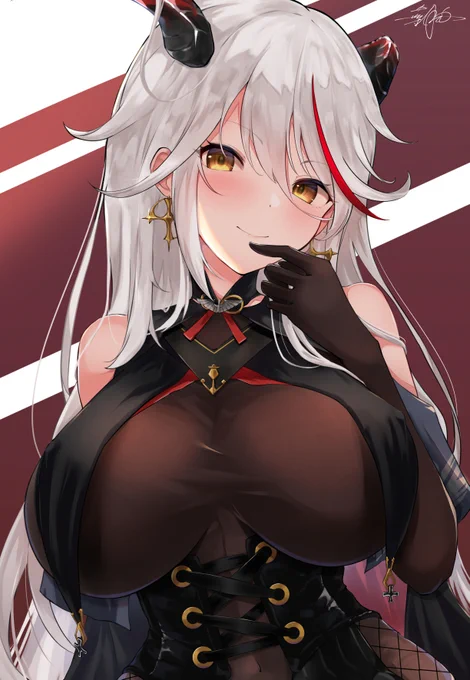 エーギル開発完了記念に描いた #アズールレーン 