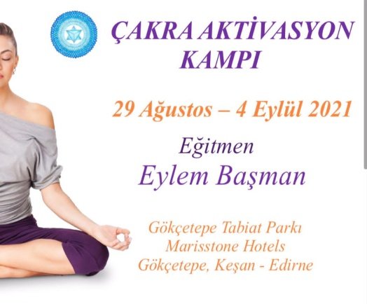 AxoyRaMatuVakfi's tweet photo. Çakra Aktivasyon Kampı
Eğitmen: Eylem Başman
Konum: Gökçetepe Tabiat Parkı
Detaylar Instagram profilinde 👇
https://t.co/EAUfNcNqQu

#çakra #chakra #nefes #meditasyon #mantra #yoga #farkındalık #uyanış #öz #kamp #doğa #deniz #orman #saroz #tekamül #spritüel https://t.co/ItMlRNDDpK