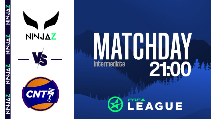 📢 MATCHDAY 📢

🏆 <a href="/ESEA/">ESEA League</a> League Intermediate (1-1)

⏰ 21:00 CEST
🆚 #CNT 🇵🇱
🗺️ BO1 - Nuke ⚛️
📺 twitch.tv/frankfurtertyp
🎙️ <a href="/FrankfurterTyp/">Alex | FrankfurterTyp</a> 

👤 <a href="/KungFu_AJ/">NAVI AJ</a> @GHOSTCSG0 <a href="/S1MCSGO/">Simon Hoffmann</a> <a href="/swizZishere/">swizz</a> <a href="/marrrckun/">marrrcKUN</a>

👨‍💻 <a href="/TionixKun/">Estarossa 🚬</a> (Coach)

We grind together,
we shine together ✨