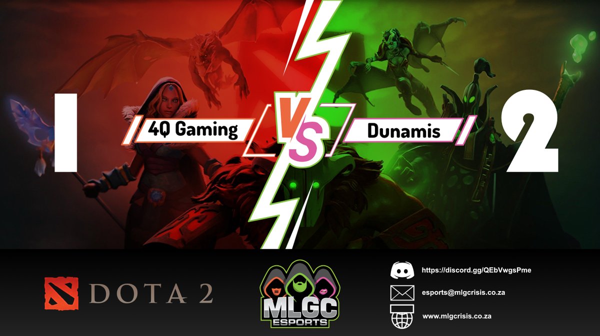 Well played to both teams fighting to the very end.
Congrats to MLGC Dunamis bringing home the win!

Check out our website and Join our discord today!
mlgcrisis.co.za/esports/
discord.gg/bQzGx5eg6E