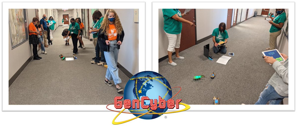 WSFCS Students attend GenCyber Summer Camp and learn to build and program Kamigami robots!