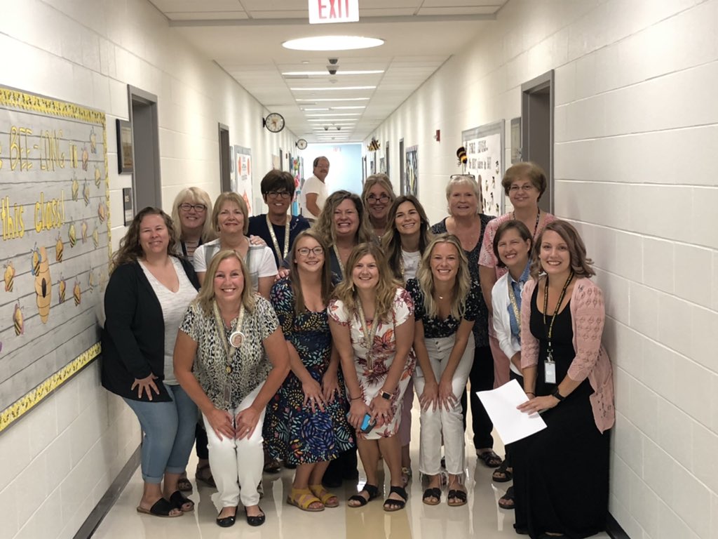 First &amp; Second grade teachers are BUZZIN’ with excitement for the first day of school! 🐝