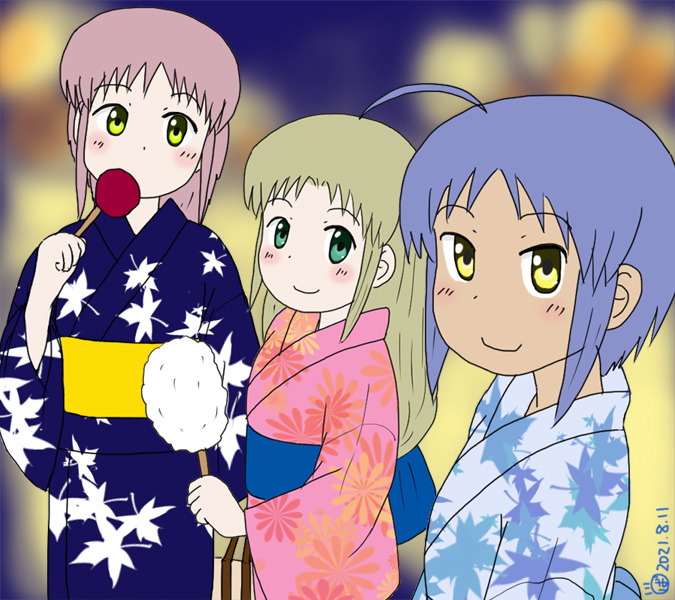 仲良し3人組のtwitterイラスト検索結果