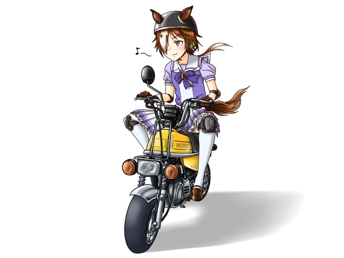 ウマ娘がバイクとか車乗ったりするのだいたいこれ 