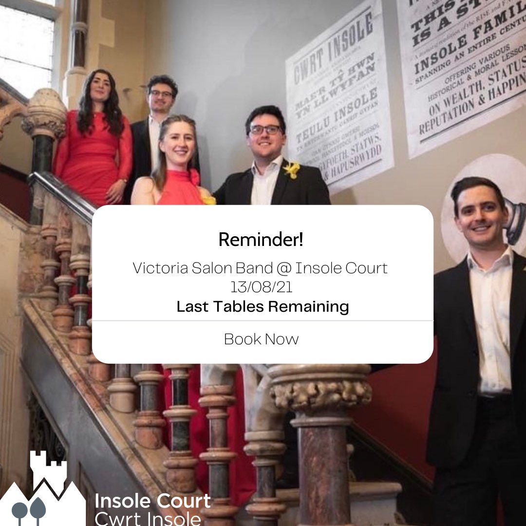 📣Last Tables Remaining!📣

We are celebrating the return of live music at Insole this Friday with a summer evening of Opera, courtesy of the fabulous <a href="/VicSalonBand/">Victoria Salon Band</a> 🎶

Better be quick, we only have 4 tables left!

Tap the link below to book👇🏻

insolecourt.org/events/vsb-ins…