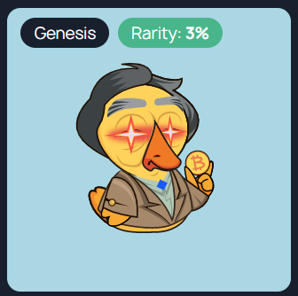 bruiserjames's tweet photo. It seems that it is SatoshiDuck who will be my totem, because I am a bitcoin maximalist and go crazy not only from bitcoin but also from  #WavesDucks! 
#NFTGaming https://t.co/fcrqgT8lBm