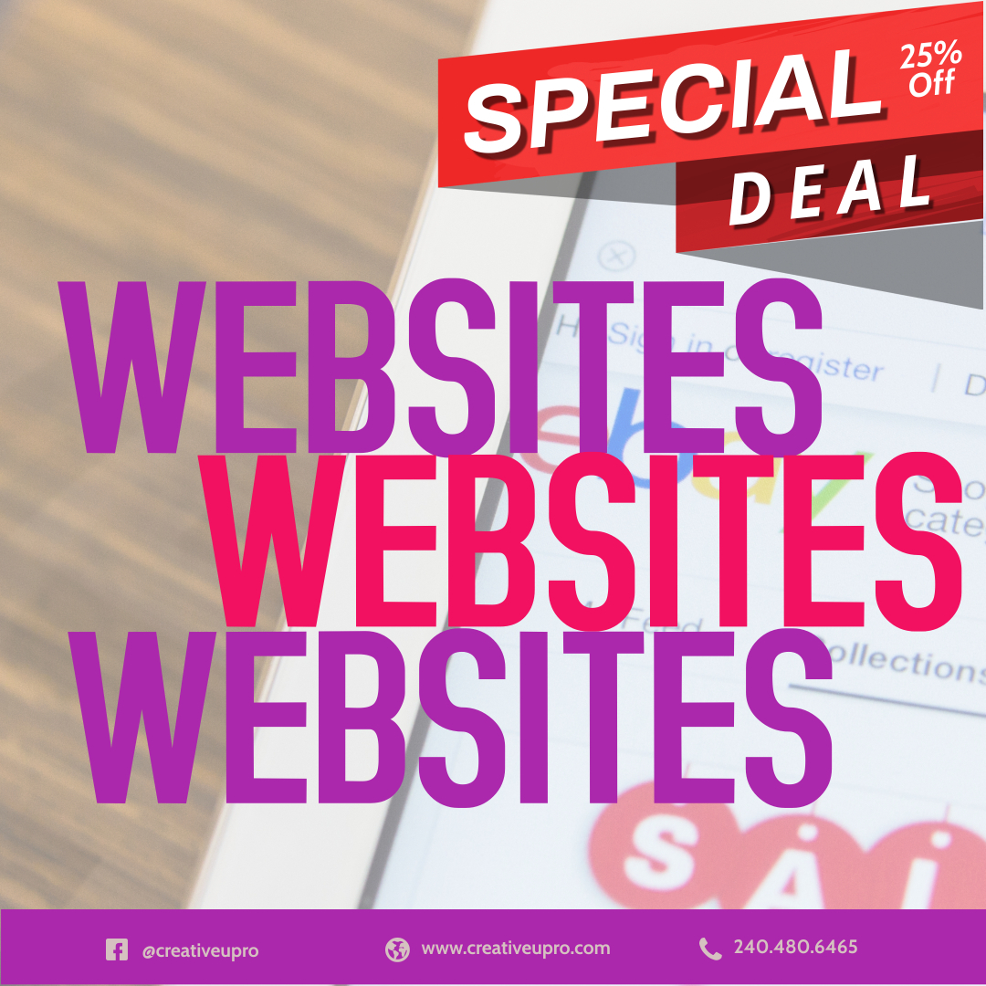 CreativeYouPro1's tweet image. Whatever your need - updates, maintenance, new ecommerce or new informational sites - we will help you meet your target. Don't delay! Put your digital presence in the hands of Creative You Pro. We are ready to make you shine!

#websites #special  #socialmedia #digitalpresence