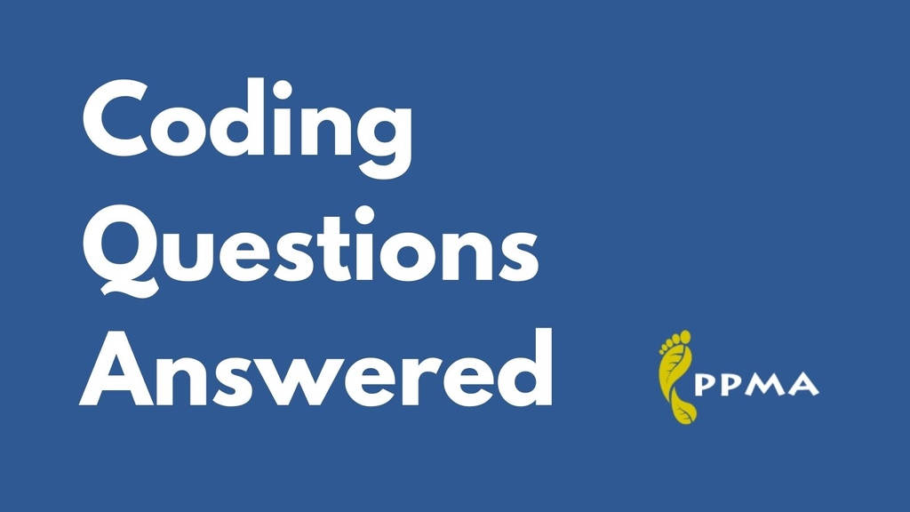 PPMAssoc's tweet image. #CodingQuestion: Can you submit both an E/M code and a minor procedure code for a new patient? #PPMA members can find out here: bit.ly/3iAMiDs
#WisdomWednesday #medicalcoding #podiatry #alwayslearning