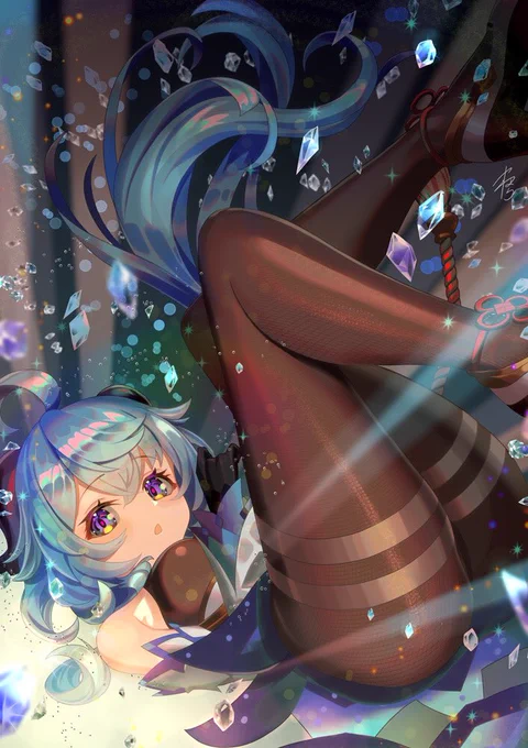 ひんやりしましょ
 #青を見て体感温度をさげる 