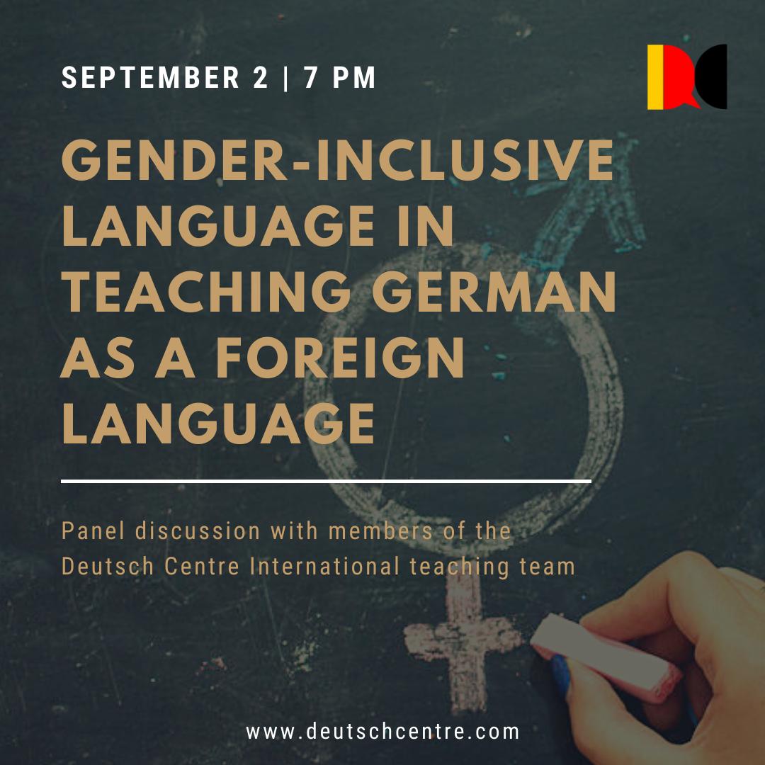 Join us for an online panel discussion held by our teachers on Thursday 2 Sept - and find out about latest research and recent developments in German everyday language. 
👇eventbrite.co.uk/e/gender-inclu…
#gendern #germanlanguage #teachingGerman #mfl