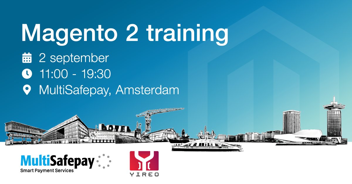 Join our FREE Magento 2 training with Magento Master Jisse Reitsma! The training is perfect for junior and medior Magento developers. Check out the exact schedule and register here → eventbrite.co.uk/e/magento-trai…

#magento #magento2 #fintech #payments #developer #training