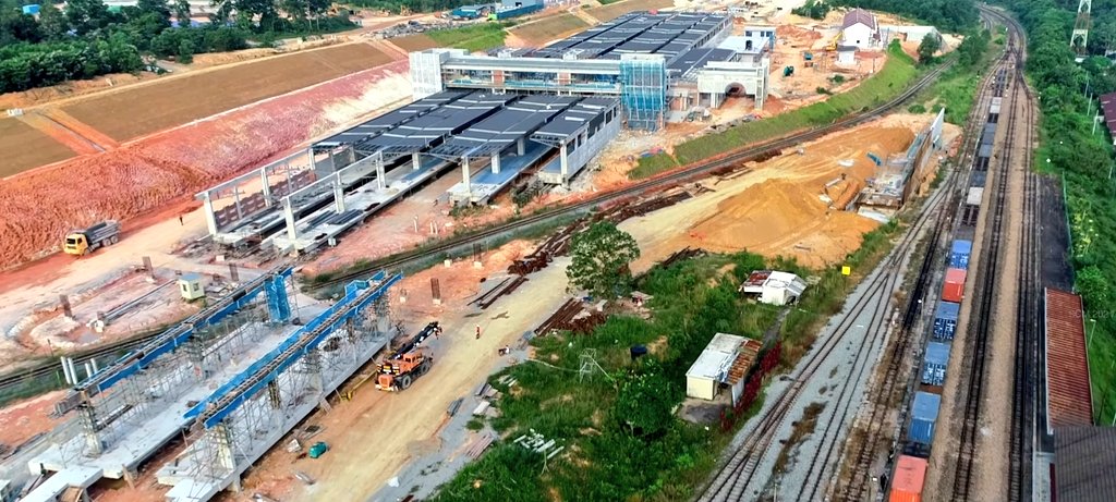 Kluang ktm Electric Train