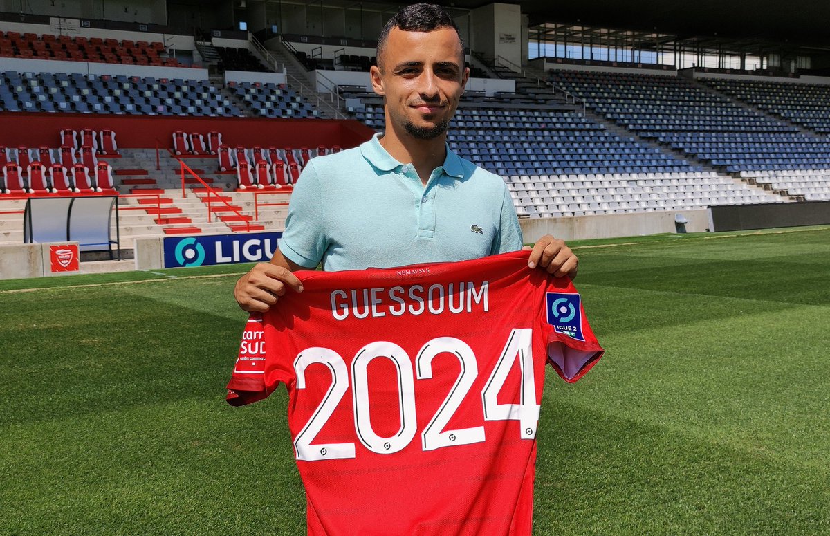 nimesolympique's tweet image. Le Nîmes Olympique est fier et heureux de vous annoncer la prolongation du contrat de Kelyan Guessoum jusqu'en juin 2️⃣0️⃣2️⃣4️⃣

#Crocodeal