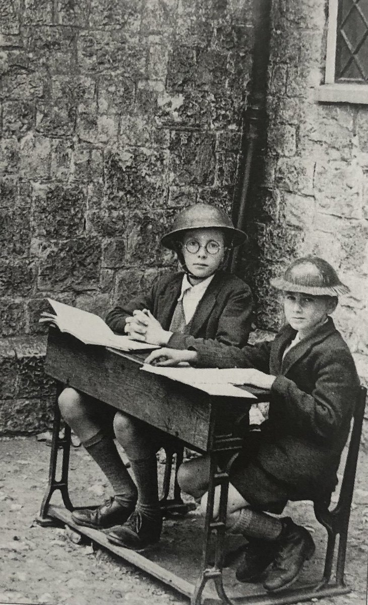 TheWorldatWar2's tweet photo. Children at a school in Kent, Great Britain are tasked with trying to spot German V1 rockets - exact date unknown
#v1 #v1rocket #ww2 #greatbritain #ww2 #worldwar2 #kent https://t.co/AbktR9OCE9
