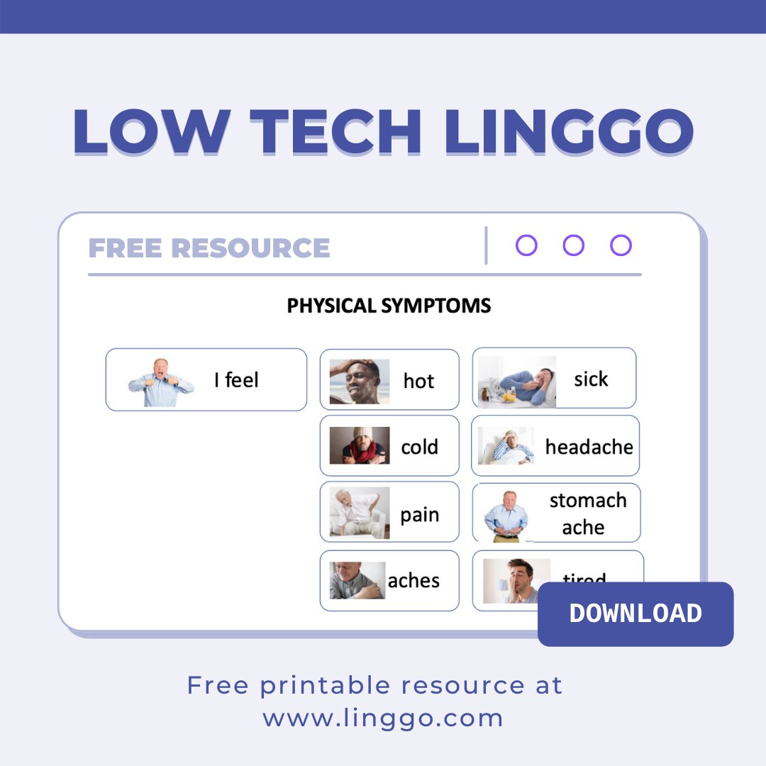 mylinggo's tweet image. 👉🏼 Check out these low tech communication boards made by Linggo! Head over to the resource page on our website 🔍

🔗  linggo.com/resources

Stay tuned for more information... 👀

#Linggo #LinggoAAC #AAC #lowtech #hightech #assistivetech