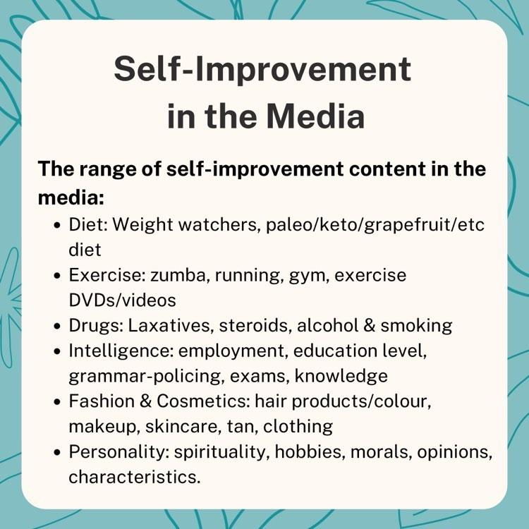 SexpressionYork's tweet image. Want to learn more about sex and the media? We teamed up with The Last Taboo to bring you this short lesson.

This installment is on self-improvement in the media 📺