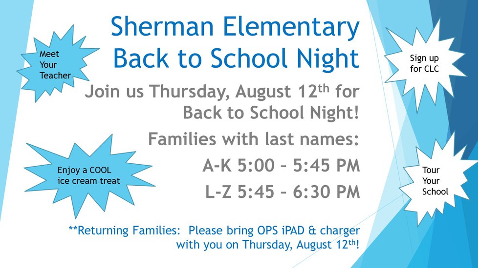 We are looking forward to seeing everyone tomorrow night!!! Don't forget to bring your iPad and charger!!