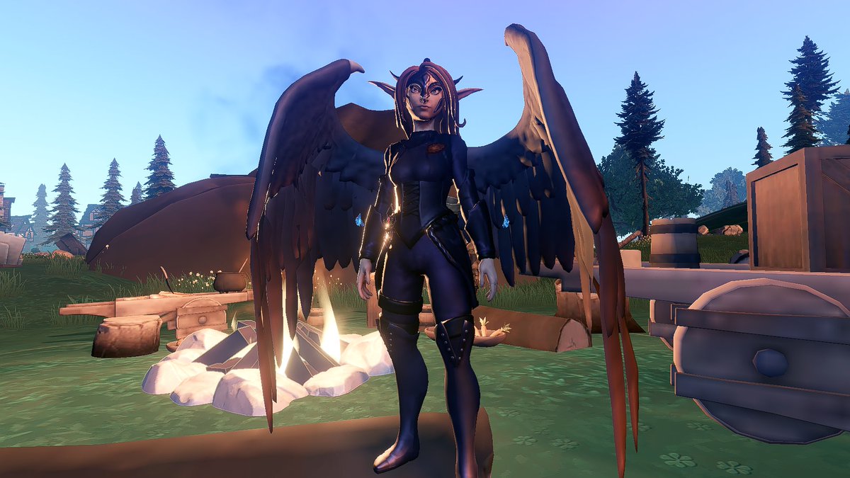 BattleVortex's tweet photo. Auchivasha training to be the best Frostweaver in all of the land... What is the name of the land anyway? #Crowfall @CrowfallDiscord @CrowfallGame https://t.co/5Ev1annH5R