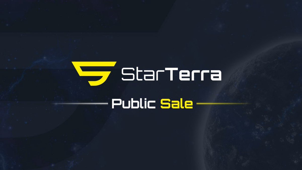 We are launching the first step of community distribution which is our Public Presale! Our goal is to prevent bots activity so instead of FCFS, we have chosen a gamified way of getting whitelisted. All the details of the competition are available here👇 medium.com/@StarTerra/sta…