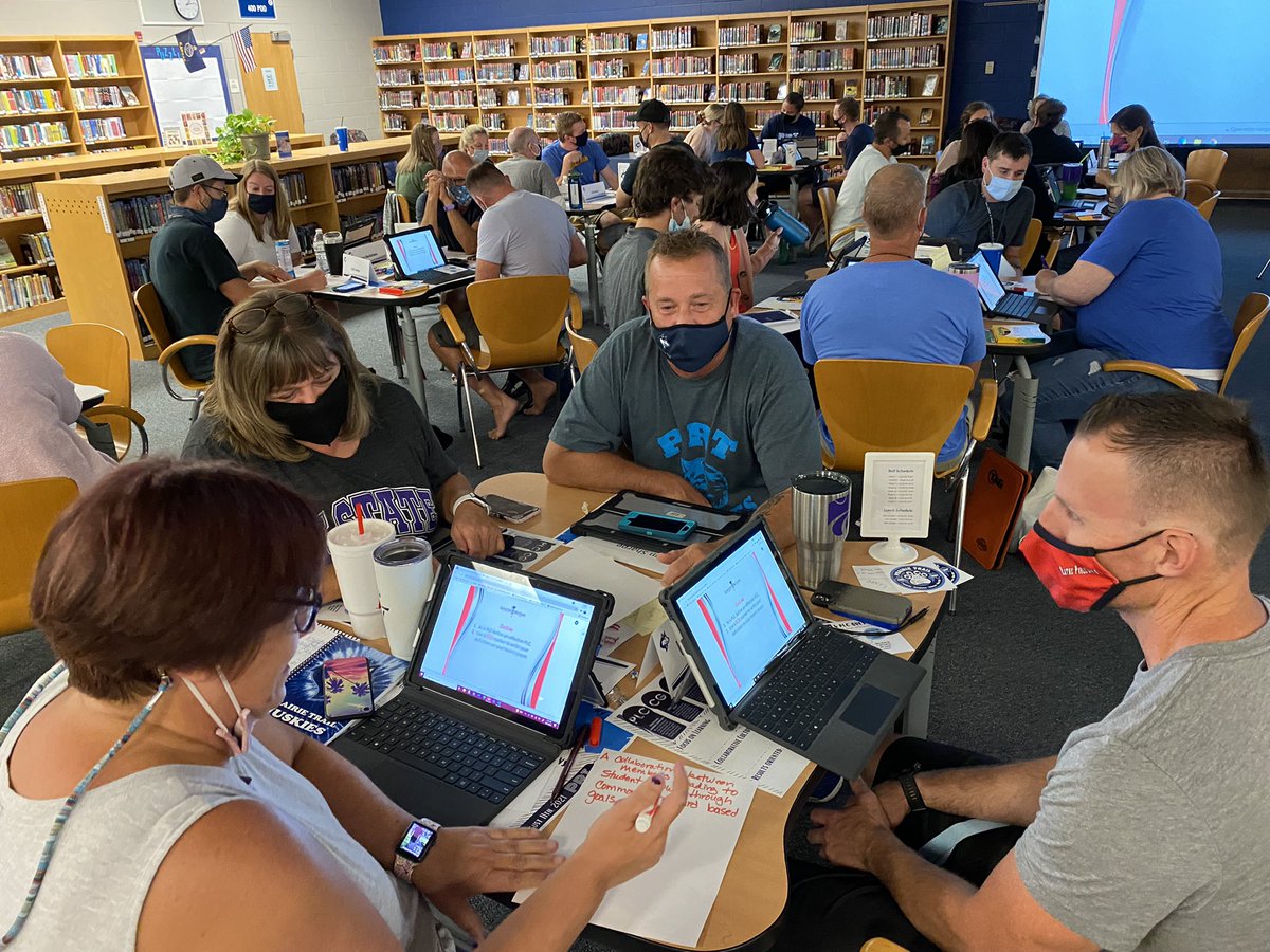 DrJonesPRT's tweet photo. Resetting and going back to our foundation of PLCs this afternoon 🙌 This is OUR important work this year! #PLCRight #SIG #PRTFamily #OPSMomentsThatMatter @CourtneyHallen1 @KSnyderAP @JenniferStos @PaulakovichA @DocTrip2 @mjmaffoni64 https://t.co/KSacrpqLoa