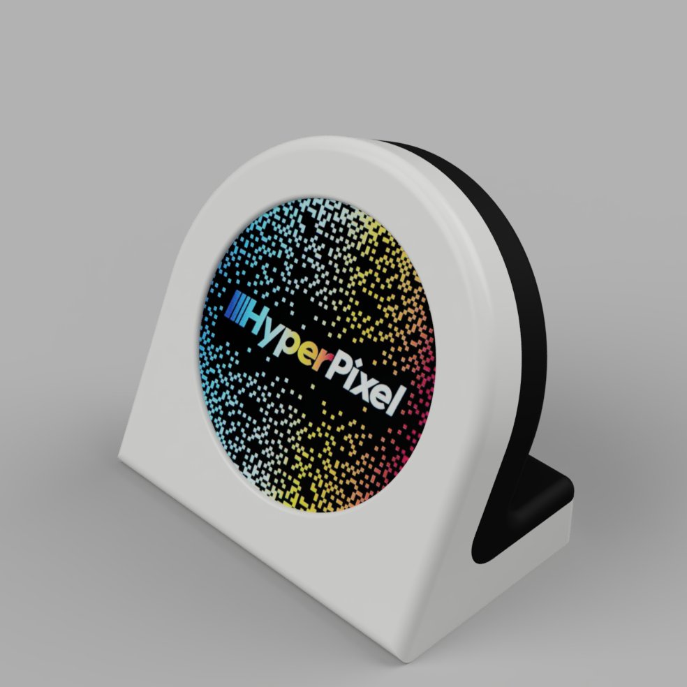 printminion's tweet image. WIP Modeling (for 3d print) an enclosure for @pimoroni #HyperPixel 2.1 Round Touch and @Raspberry_Pi zero. 
Which one you like more? #shapeways #cult3d