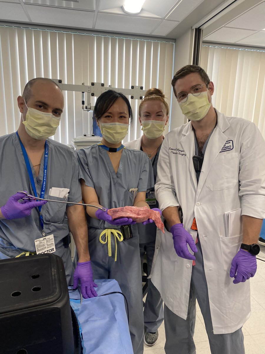 Brigham and Women's Thoracic Surgery (@brighamthoracic) on Twitter photo #VATS squad! Another great session in STRATUS <a href="/BWH_STRATUS/">STRATUS Center for Medical Simulation</a> this morning! #VATS squad! Another great session in STRATUS <a href="/BWH_STRATUS/">STRATUS Center for Medical Simulation</a> this morning!